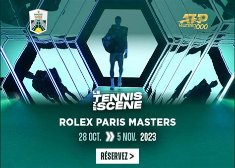 billet rolex paris master|tennis master paris 2023.